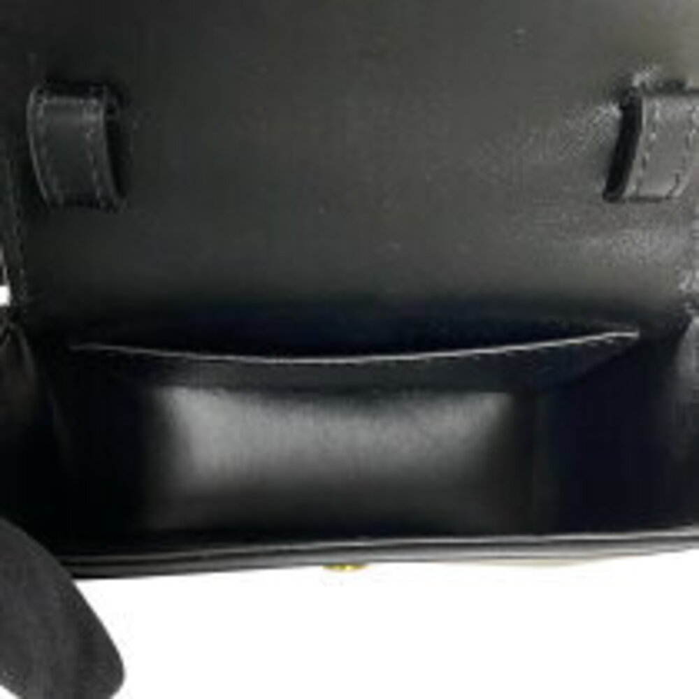 Celine Claude shoulder bag black shiny calfskin - Picture 5 of 11